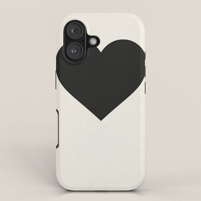 Black Heart iPhone Case Gallery Image 1