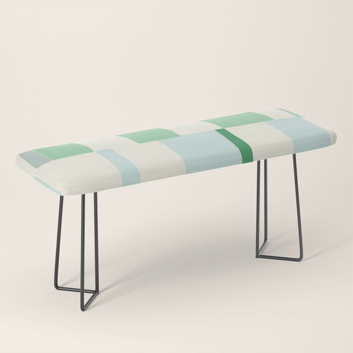 Summer check handdrawn mint Bench Gallery Image 1