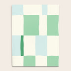 Summer check handdrawn mint Notebook Gallery Image 4