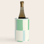 Summer check handdrawn mint Wine Chiller Gallery Image 2