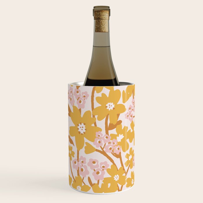 Wildflowers in Turmeric Wine Chiller Gallery Image 2