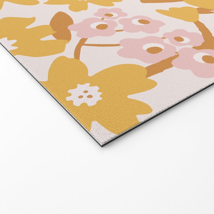 Wildflowers in Turmeric Welcome Mat Gallery Image 2