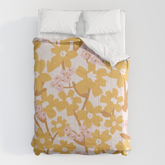 Wildflowers in Turmeric Comforter Gallery Image 6