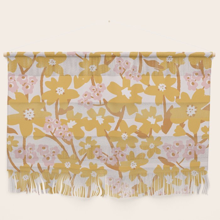 Wildflowers in Turmeric Wall Hanging Gallery Image 1