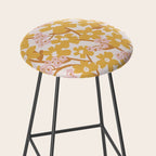 Wildflowers in Turmeric Stool Gallery Image 2
