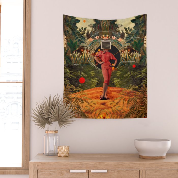 Her hopes never end Wall Tapestry Gallery Image 2
