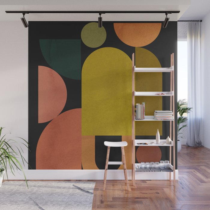 Geometric Shapes 242 Wall Mural Gallery Image 1