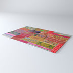 Boho Sari Patchwork Quilt Rug Gallery Image 3