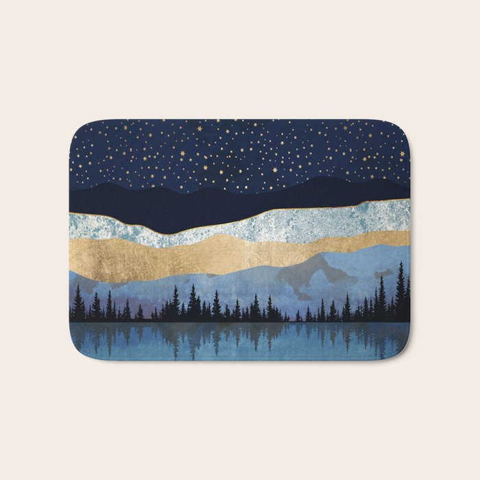 Midnight Lake Bath Mat Gallery Image 1