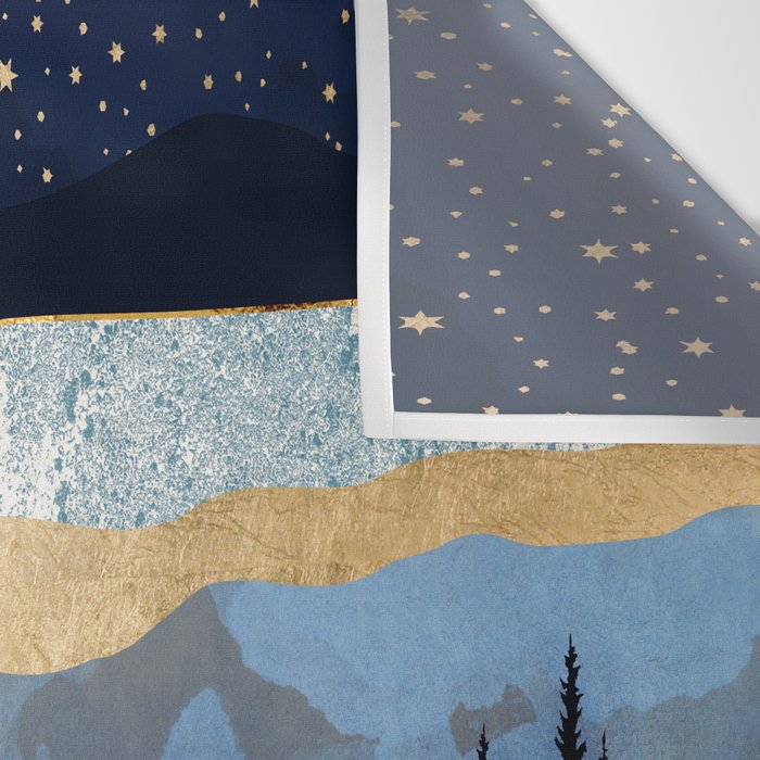 Midnight Lake Wall Tapestry Gallery Image 3