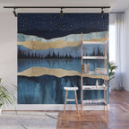 Midnight Lake Wall Mural Gallery Image 1