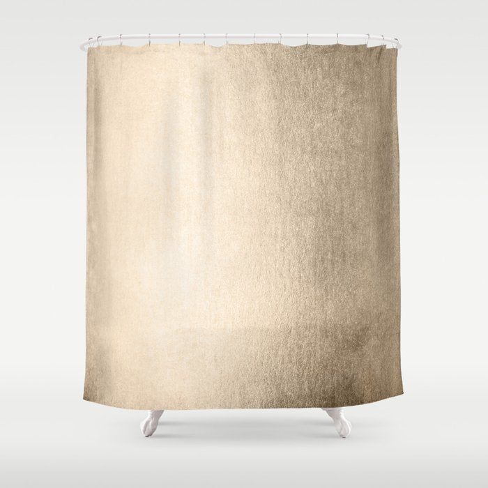 White Gold Sands Shower Curtain Gallery Image 1