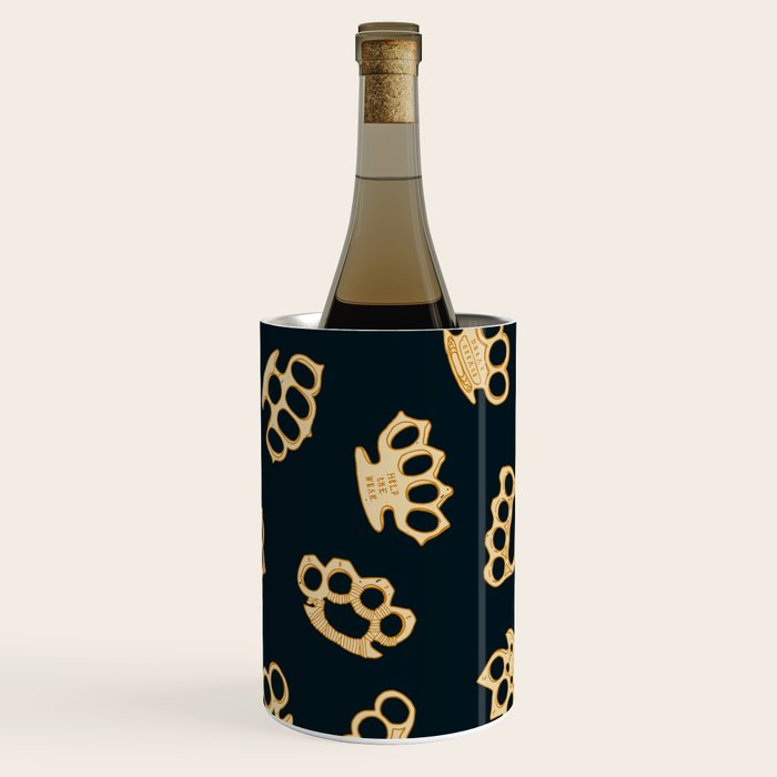 Brass Knuckles With Good Thoughts Wine Chiller Gallery Image 3