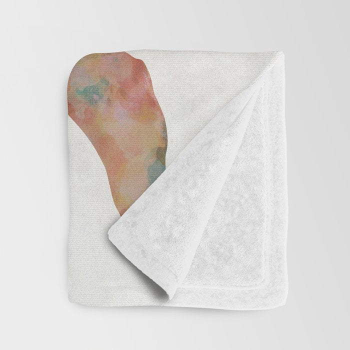 Silhouette plant acrylic Throw Blanket Gallery Image 3