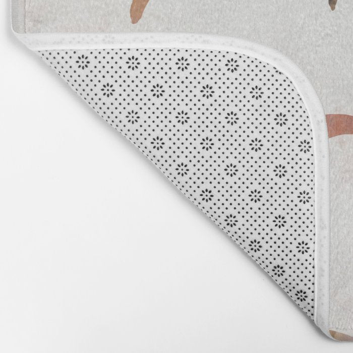 Silhouette plant acrylic Bath Mat Gallery Image 2