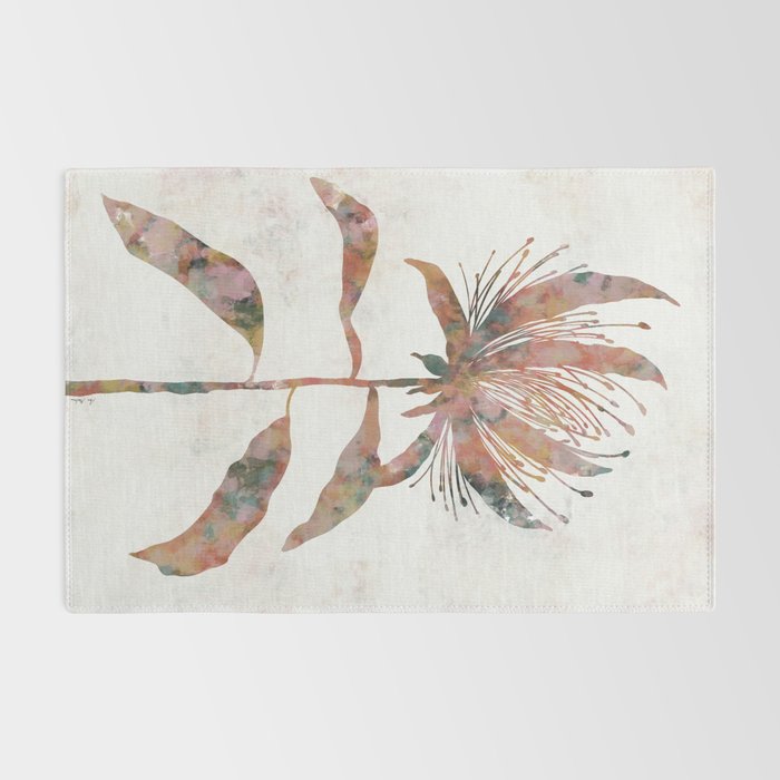 Silhouette plant acrylic Rug Gallery Image 2