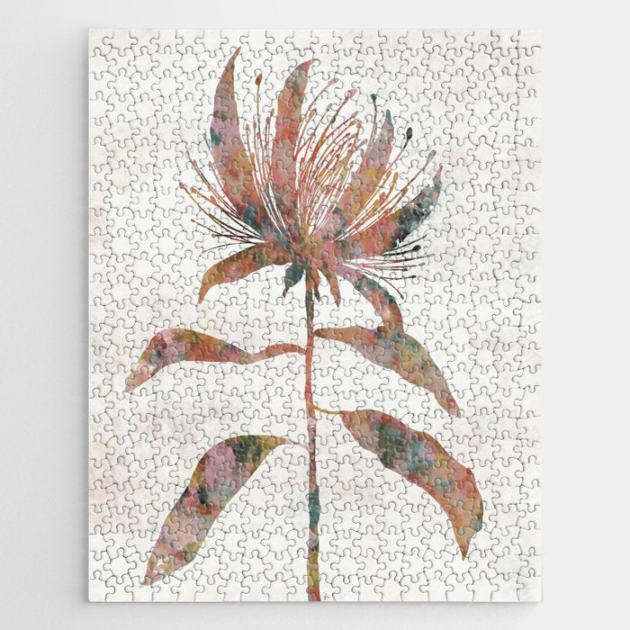Silhouette plant acrylic Jigsaw Puzzle Gallery Image 1