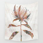 Silhouette plant acrylic Wall Tapestry Gallery Image 4