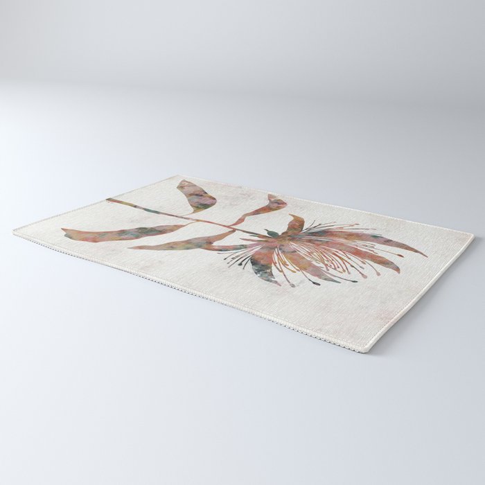 Silhouette plant acrylic Rug Gallery Image 3