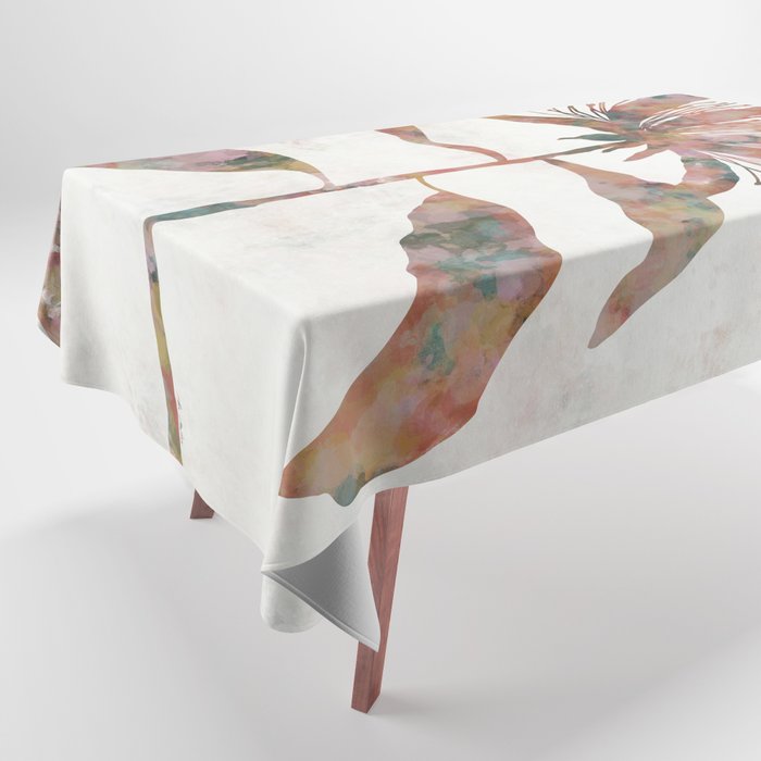 Silhouette plant acrylic Tablecloth Gallery Image 1