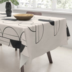 Lines in Motion 5 Tablecloth Gallery Image 3