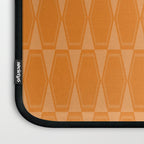 Mid Century Modern Geometric Orange Hexad Pattern Laptop Sleeve Gallery Image 3
