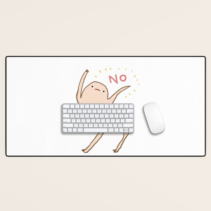 Honest Blob Says No Desk Mat Gallery Image 1