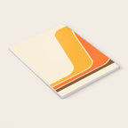 Retro 70s Stripe Colorful Rainbow 521 Notebook Gallery Image 3