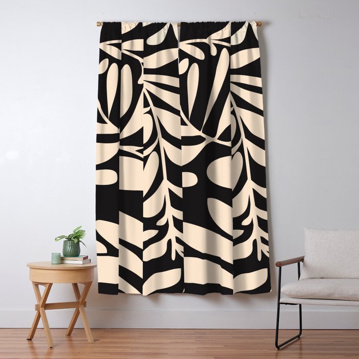 Abstract Plant 3/4 Window Curtain Gallery Image 5