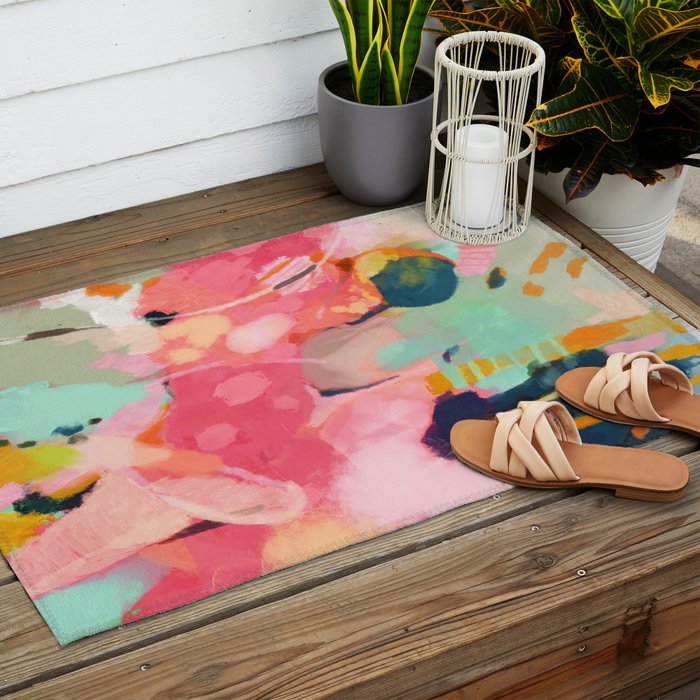 spring moon earth garden Outdoor Rug Gallery Image 2