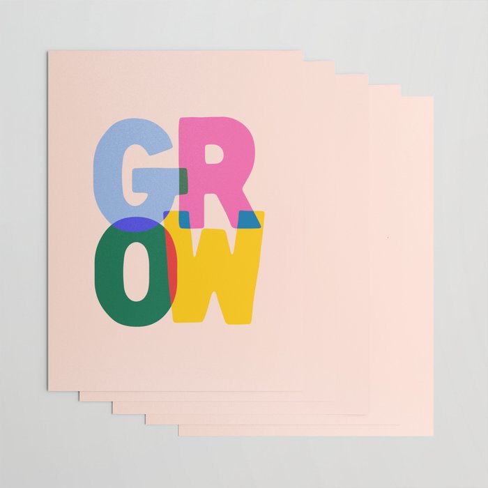 Grow: Peach Edition Wrapping Paper Gallery Image 3