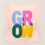 Grow: Peach Edition Wall Tapestry Gallery Image 4