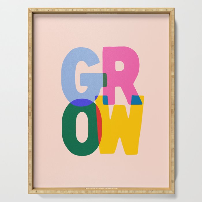 Grow: Peach Edition Serving Tray Gallery Image 1