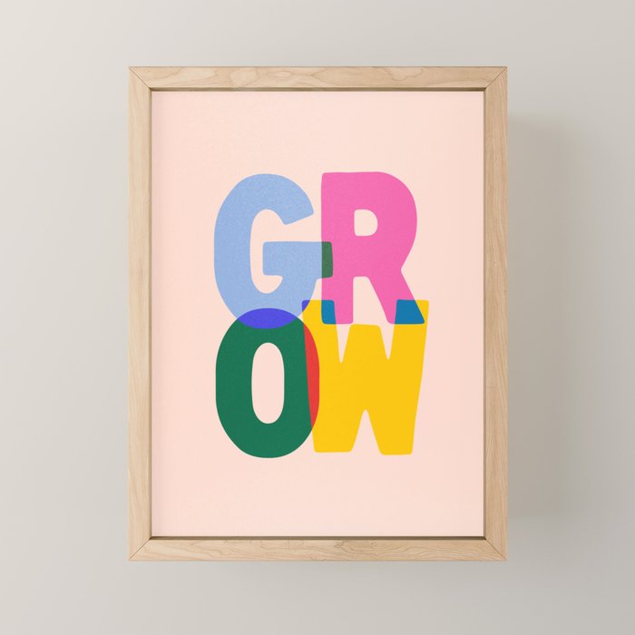 Grow: Peach Edition Mini Art Print Gallery Image 1