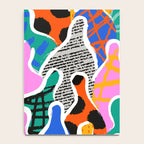 Colorful diverse people collage art pattern Notebook Gallery Image 4