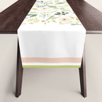 Botanical Spring Flowers Table Runner Gallery Image 1