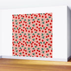 Cherry Kitsch on Pink Wall Mural Gallery Image 2