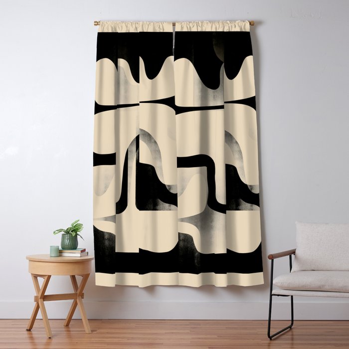 Modern Abstract Shapes 98 Window Curtain Gallery Image 5