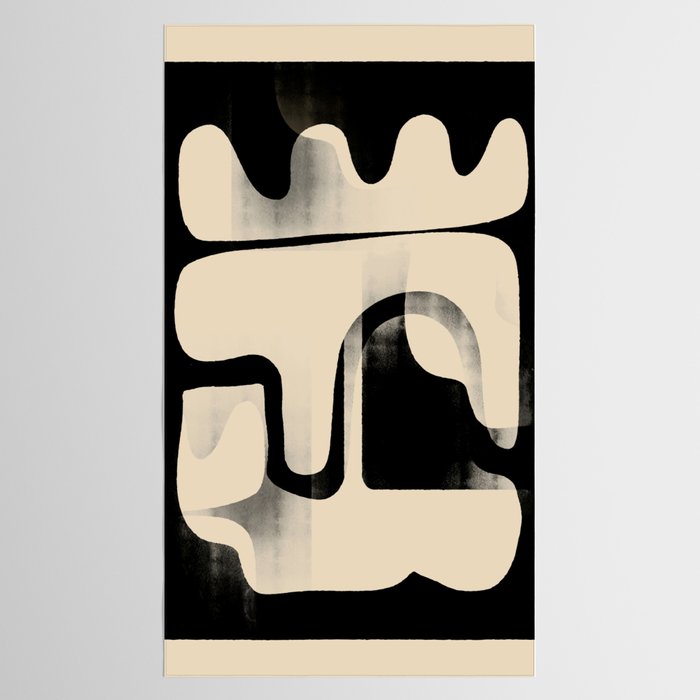 Modern Abstract Shapes 98 Tablecloth Gallery Image 2