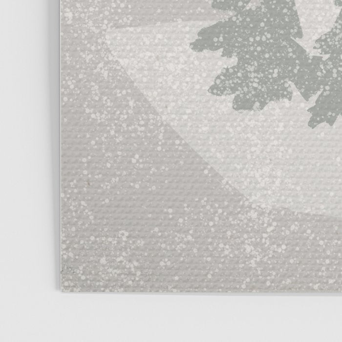 a wooden house in a snowy forest Poster Gallery Image 3