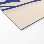 Modern Abstract Minimal Shapes 53 Cobalt Blue Welcome Mat Gallery Image 2