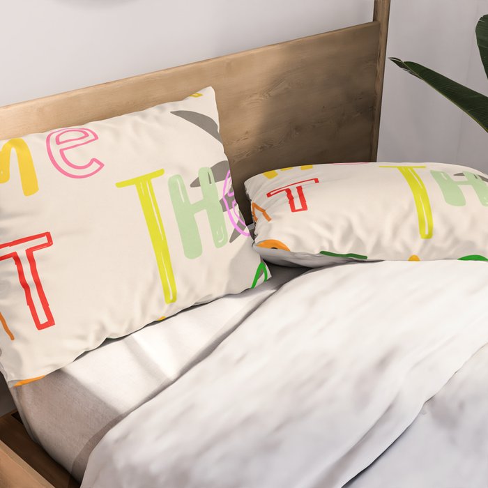 Meet Me at the Beach 2 Pillow Sham Gallery Image 2