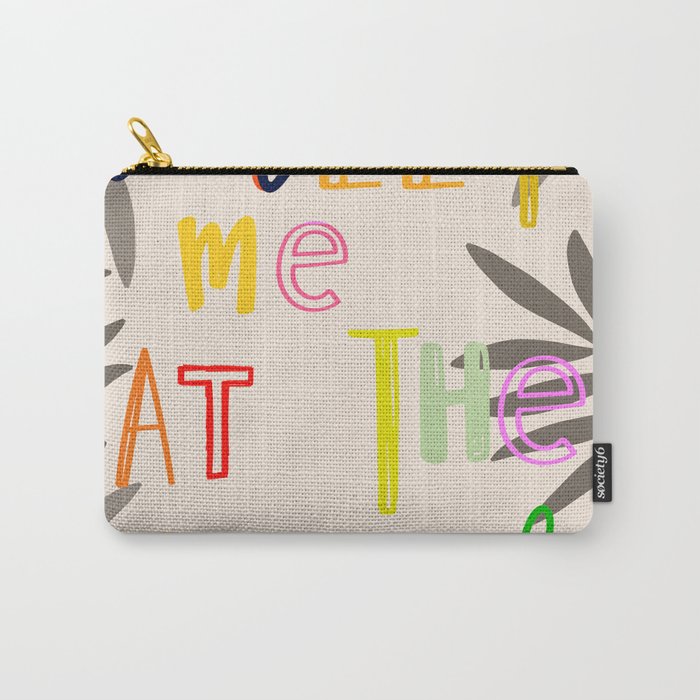 Meet Me at the Beach 2 Carry All Pouch Gallery Image 1