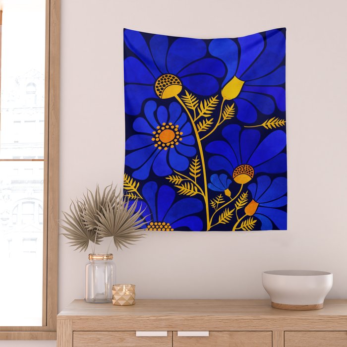 Wildflower Garden Wall Tapestry Gallery Image 2