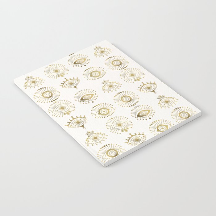 Evil Eyes - Gold Palette Notebook Gallery Image 2