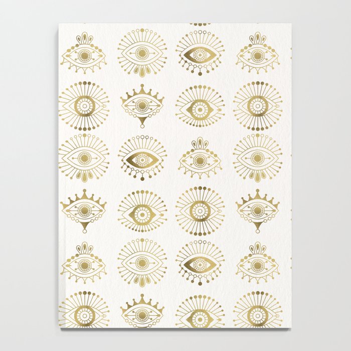 Evil Eyes - Gold Palette Notebook Gallery Image 4
