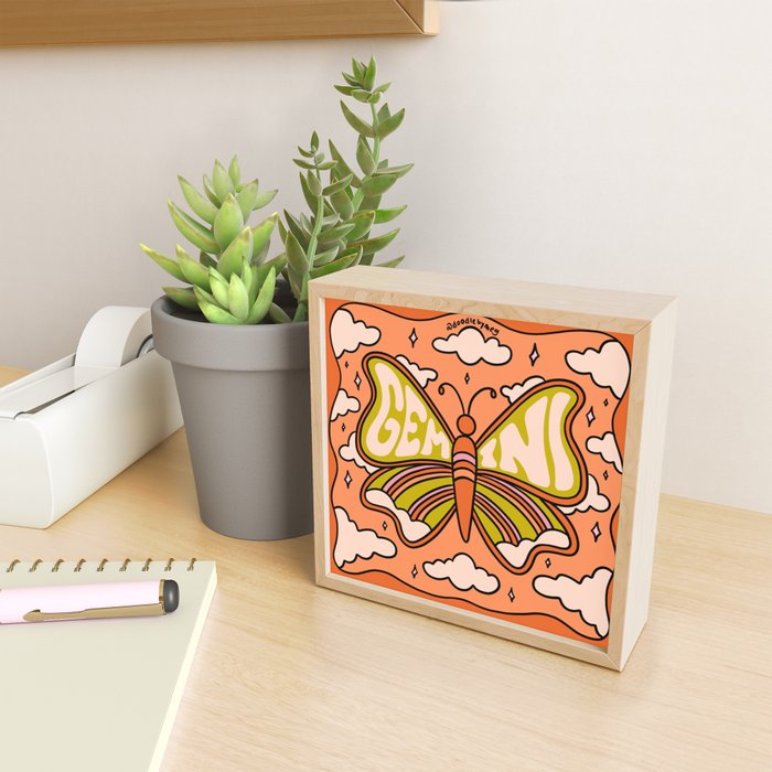 Gemini Butterfly Mini Art Print Gallery Image 2