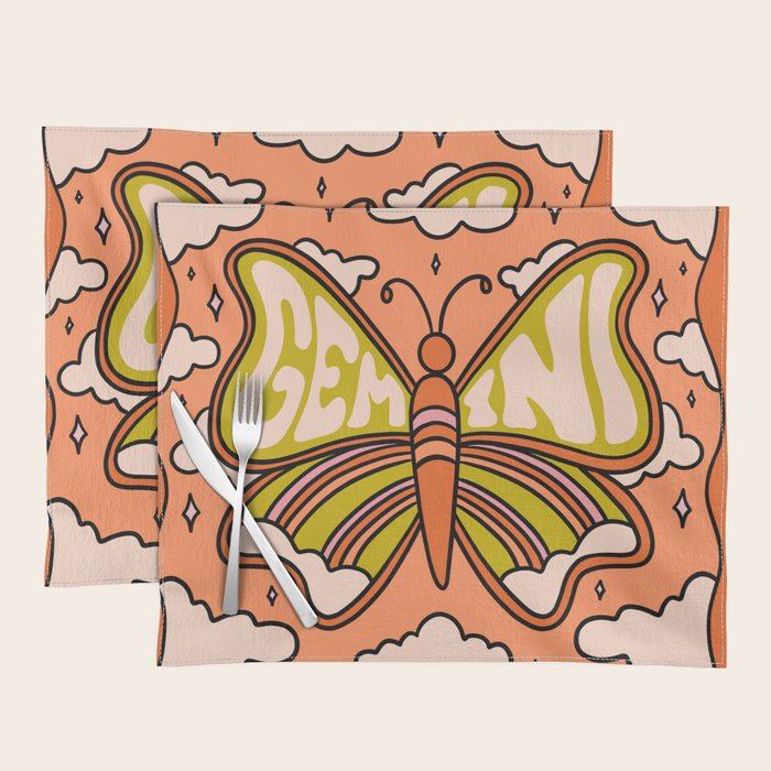 Gemini Butterfly Placemat Gallery Image 1
