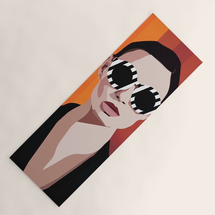 The Face of Fashion 6 Yoga Mat Gallery Image 1