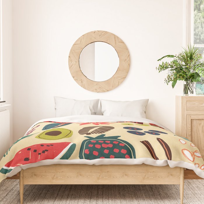 Fruit and Spice Rack Duvet Cover Gallery Image 3